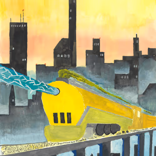 Ghost Train Art