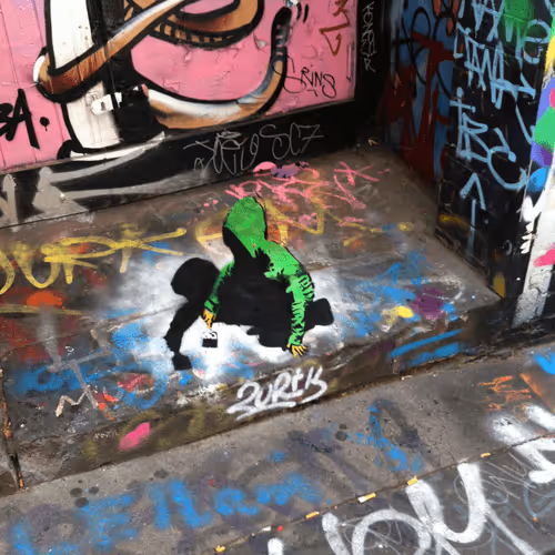 Stencil Street Art