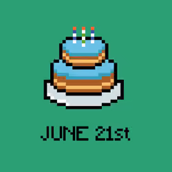 CryptoBirthdayCake #173 June 21st