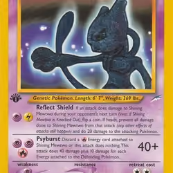 Shining Mewtwo 1st edition