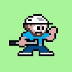 8bit Tee Time Golfer 078