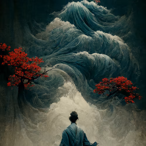 Meditation Blue Genesis #5