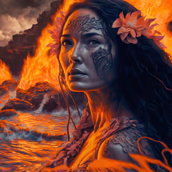 Madame Pele #4, Fire And Water
