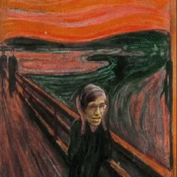 The Scream - Stephen Hawking