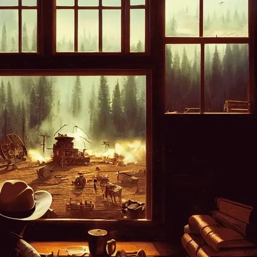 A Cowboy's Diary by Aeneas Middleton