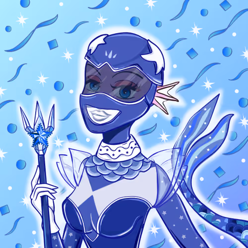 024 Blue power renger
