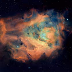 The Lagoon in neutralised RGB