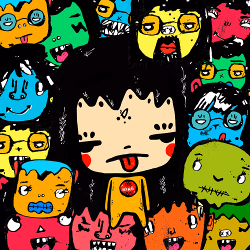 Kiku's Punks 2022, The Artist Collective X KIKU`S WORLD by SABET