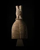 Cat on golden tree