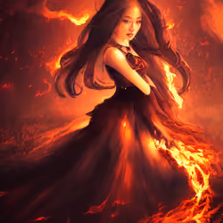 Girl on fire