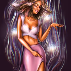 Dancing curls
