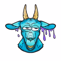 CryptoGOAT #045 "Drippy GOAT"