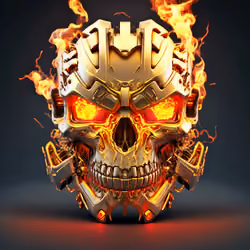 Digital Neon Skelaz #783