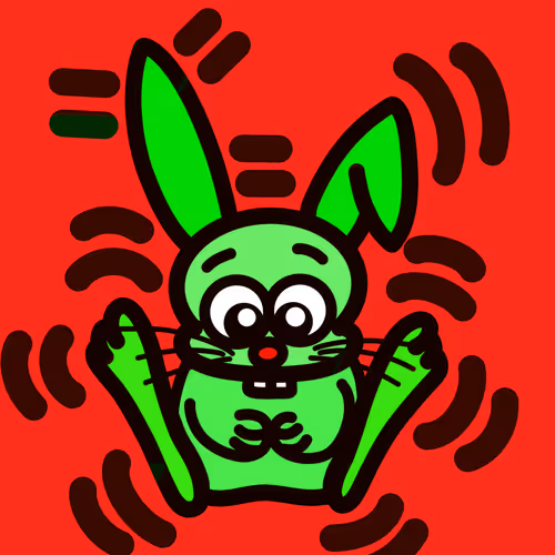 help rabbit-colorful＃131