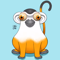 Derpy Critters Squirrel Monkey