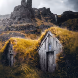 Icelandic turf houses