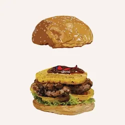 Swimming Burg #002