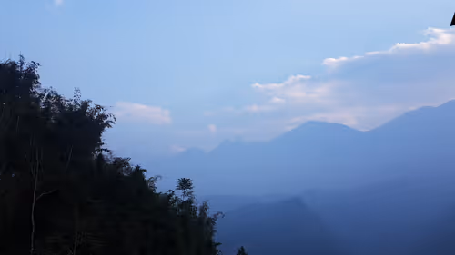 Before sunset in Vietnam