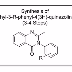 Synthesis of 2-Methyl-3-R-phenyl-4(3H)-quinazolinones (3-4 Steps)