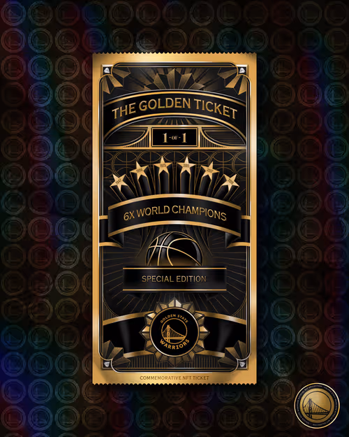 1-of-1 “The Warriors Golden Ticket”