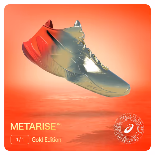 1-of-1 ASICS METARISE™ - Gold Edition