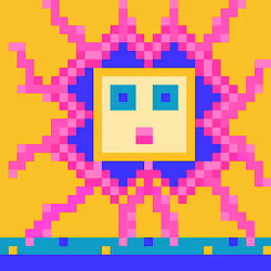 Pink Flower Monster