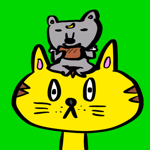 Cat with something on its head