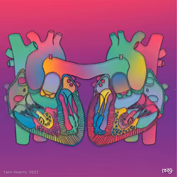 TOOG Twin Hearts, 2022 - #1,000/1,000