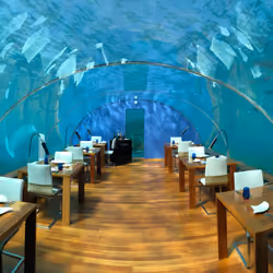 Maldives Underwater Restaurant Pano