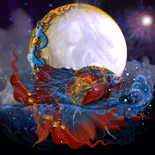 ฺBetta to The moon