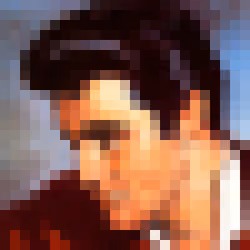 Elvis Presley Pixelated