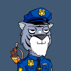 Grouchy Tiger Social Club #8684