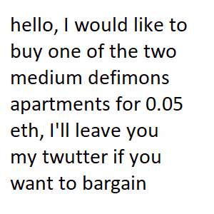Defimons Apartment Offert