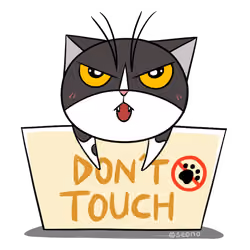 Don't touch