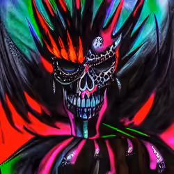 Saiyan Etherium Skull #009