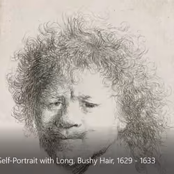 Self-Portrait with Long, Bushy Hair, 1629 - 1633_animated