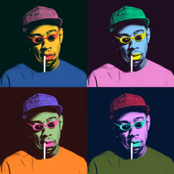 Tyler, The Creator meets Andy Warhol