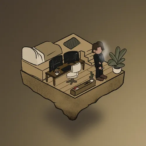 Lofi Roomies #47 ( Trading , Sipping Coffee )