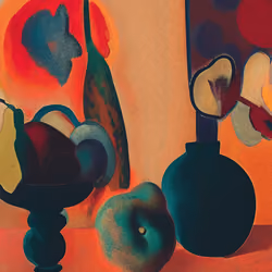 'Vase and Fruits' |Paolo Galleri|