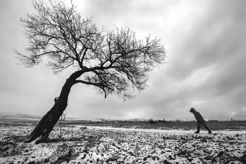 My black and white soul in the streets
