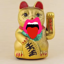 Tongue out Cat #21