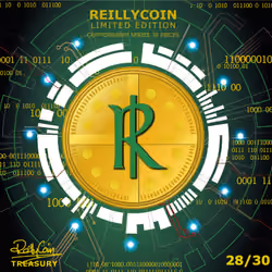 ReillyCoin Limited Edition Cryptography Series No.28 of 30 Pieces. 