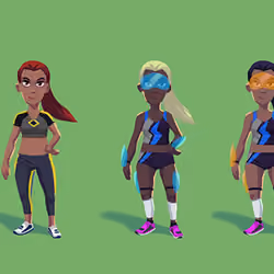 Original concept art for Bolt
