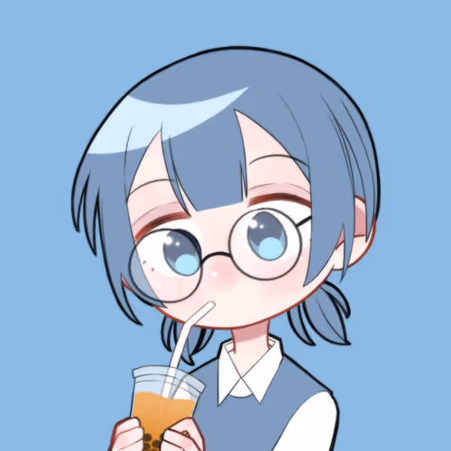 Cute Glasses Girl Chibi