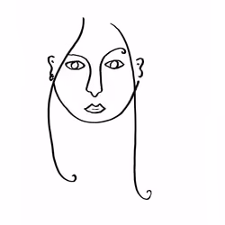 girl with hair