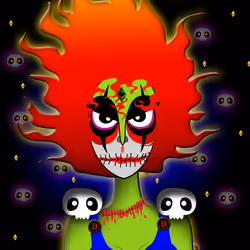 The Halloween of Crypto Lady  #  012