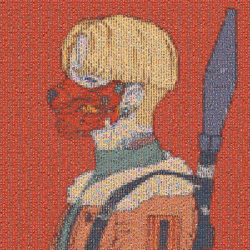 Divine Anarchy Mosaic Tapestry