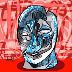 Ceramic still-life portrait 