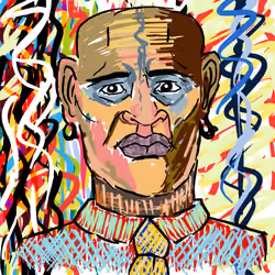 DOODLED #10 - Doodle Art Sketch Portrait #10