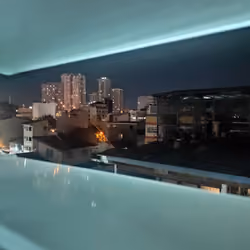 City from closed room